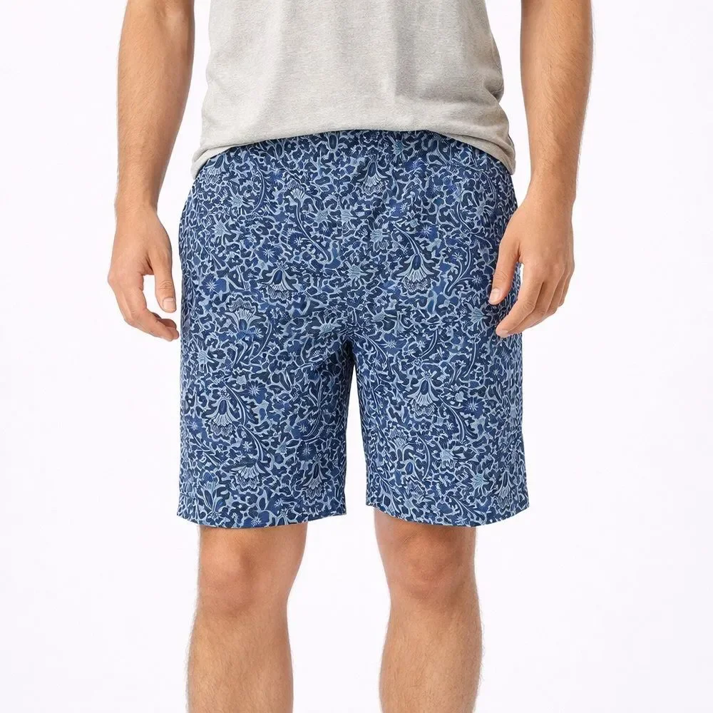 Banana Republic Men’s Blue Paisley Flat Front Shorts Size 38